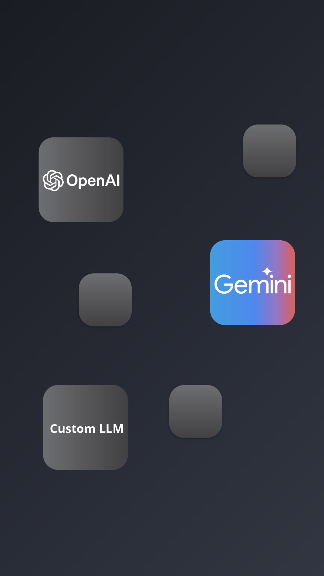 Stream2Go: Voice LLM package – Voice control with OpenAI and Google Gemini, support for custom LLM integrations, AI interaction with microphone input. Bluetooth Classic, LE Audio, Auracast, hardware equalizer, IoT protocols, Wi-Fi 6, and setup app included in all packages.